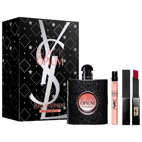 yves saint laurent black opıum 50 ml|opium black gift set boots.